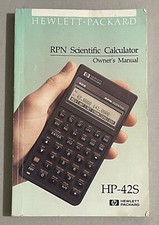 Manuale d'uso per calcolatrice scientifica HP 42S