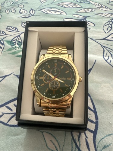 Orologio placcato oro con
