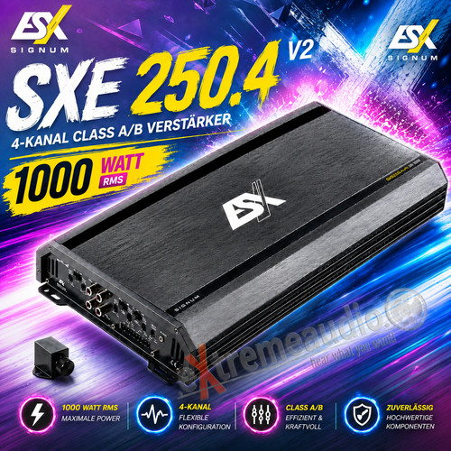 Amplificatore esx sxe250 - amplificatore, sxe250.4