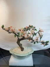 Bonsai albero vetro rosa - bonsai,