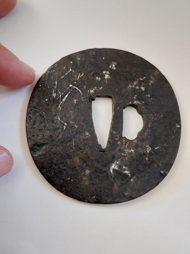 Tsuba japonaise ancienne - ancienne, garde