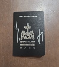 30 Seconds To Mars - The Echelon Passport (Firmato) - Nuovo - Jared Leto Shannon