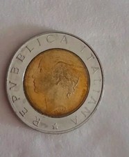 Moneta L. 500 con Più  errori di conio