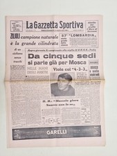 GAZZETTA DELLO SPORT 6 OTTOBRE 1963 ZILIOLI-HAMRIN PUBBLICITA MALANCA SUPER VIS
