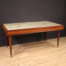 Grande tavolo design italiano arredamento vintage mobile legno XX secolo