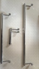 Arredobagno Set Completo Porta Rotolo, Porta Asciugamani Bidet E Lavandino