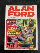 ALAN FORD N. 12 TRISTE STORIA DI UN GIOVANE RICCO NON DI RESA CON ADESIVI