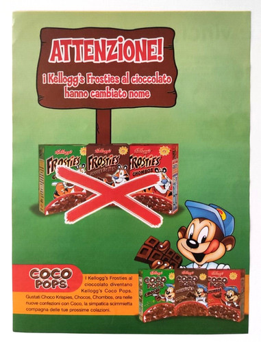 Pubblicita kellog frosties - pubblicita', kellog's