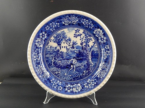 Antico vassoio piatto - piatto, ceramica