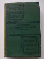 Lettere di Gino Capponi - raccolte da A.Carraresi - Le Monnier ed.1899