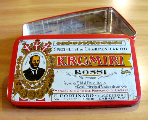 Scatola latta krumiri - scatola,