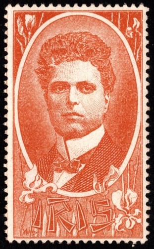 1898 italia poster francobollo - italia,