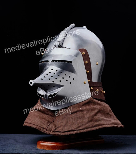 Casco medievale bascinet - casco,