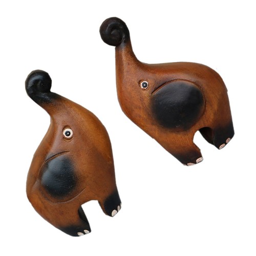 Paio figurine di elefante - paio,