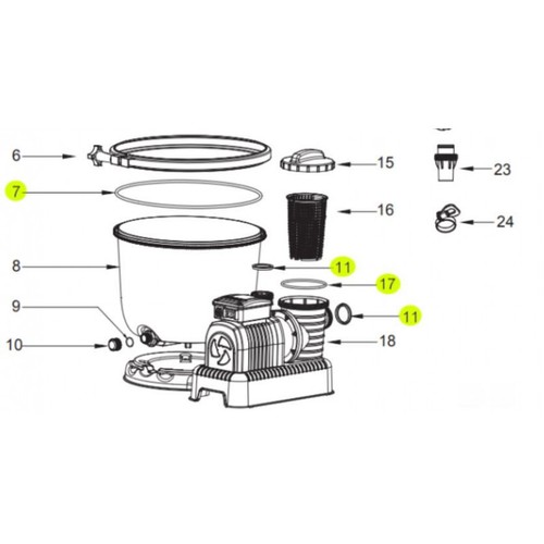 Bestway p6559 guarnizione - bestway,
