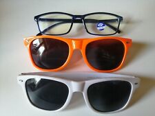 OCCIALI ANTI LUCE BLUE PER PC E SMARTPHONE + 2 PAIA DI OCCHIALI DA SOLE NUOVI