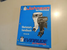 Manuale officina Johnson Evinrude fuoribordo 1994 2 cilindri 25 40 45 48 50 55 cv