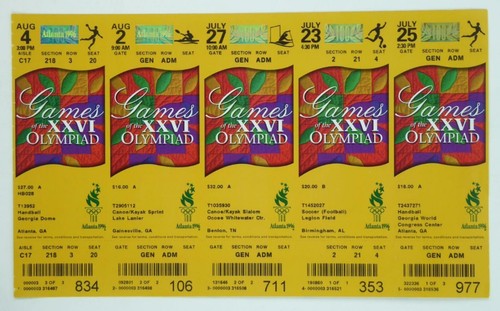 Biglietto olimpiadi atlanta - olimpiadi,