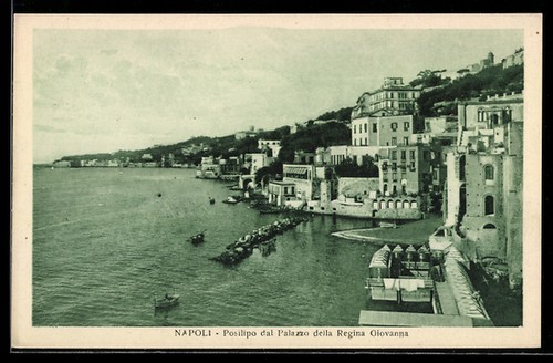 Cartolina napoli posillipo - cartolina,