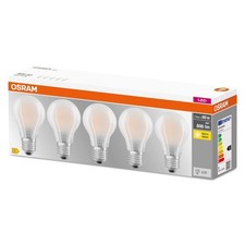 Osram Lampadine LED Goccia, 7W Equivalenti 60W, Attacco E27, Luce Calda 2700K, C