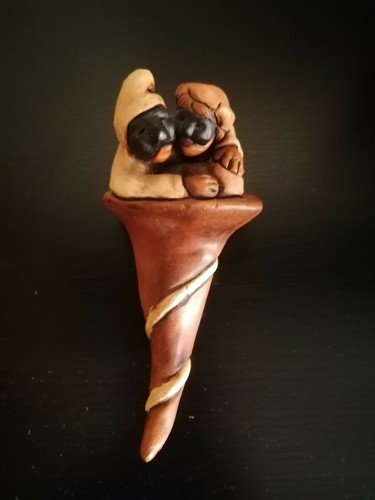 Corno portafortuna pulcinella - corno,