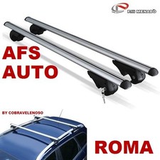 BARRE PORTATUTTO ALLUMINIO MENABO VOLVO V50 ANNO 2009 CON RAILS CHIAVE ANTIFURTO