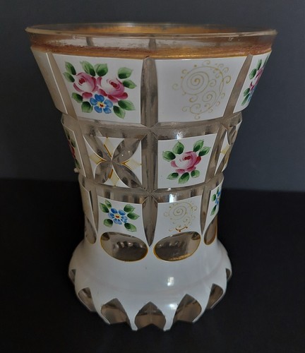 Vaso vetro violetta - vaso,
