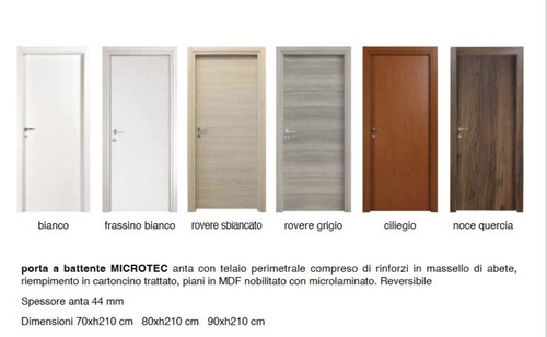 Porta battente 70x210 o - porta,