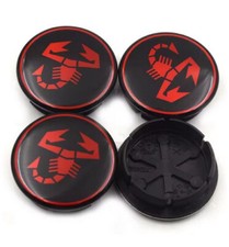 4 Tappi Coprimozzo per ABARTH