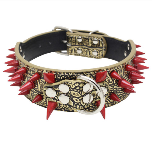 Collare per cani pelle pu - collare,