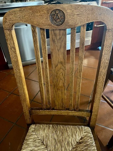 Sedie legno vintage impagliate - vintage,