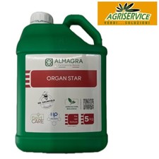 Concime organico azotato fluido ORGAN STAR 5 Kg BIO alghe brune, azoto, carbonio