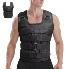  Giubbotto Zavorrato Regolabile Gilet Addestramento Di Peso Allenamento