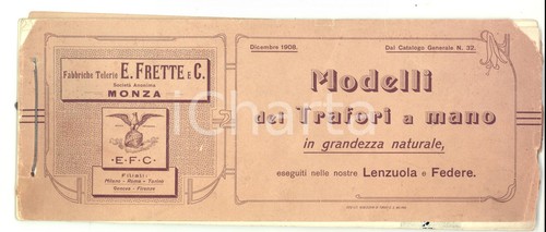1908 monza telerie - monza, frette
