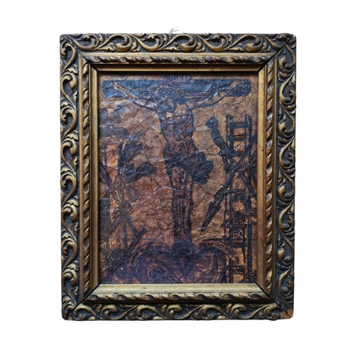 Antico quadro dipinto - quadro,