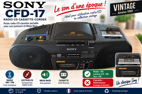 Sony cfd radio - radio, cd