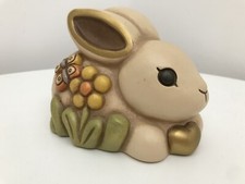 Coniglio Grande con Fiore e Farfalla THUN Fuori Produzione, Raro e Introvabile