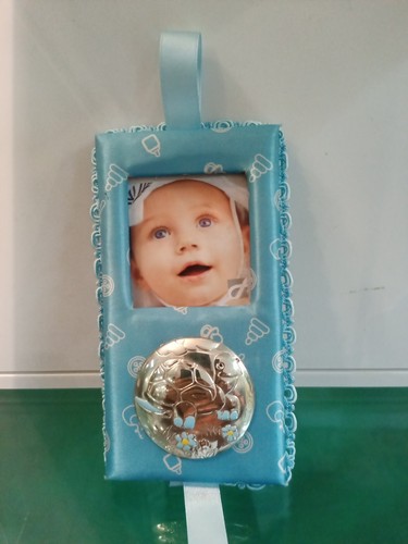 Medaglione culla con portafoto - medaglione,