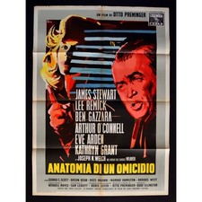 manifesto ANATOMIA DI UN OMICIDIO otto preminger james stewart gazzara A220