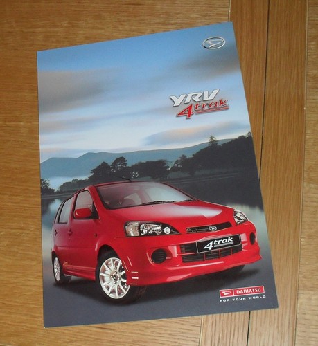 Brochure daihatsu yrv 4trak - daihatsu,