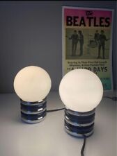 Coppia di lampade space age vintage