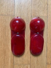 FIAT 1100 103 PLASTICHE FANALI POSTERIORI NUOVE CARELLO ORIGINALI EPOCA