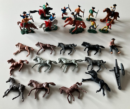 Lotto soldatini cowboys e - soldatini,