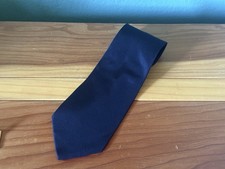 Cravatta Stefano Corsini nera 100% seta Made in Italy 57x4"