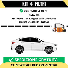 Kit 4 Filtri Tagliando per BMW