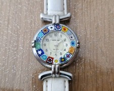 GlassOfVenice - Venetiae  - Orologio da donna in vetro di Murano Millefiori 
