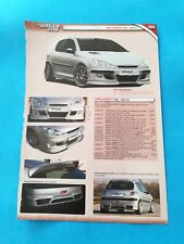 CLIPPING ARTICOLO DI GIORNALE CAR TUNING PEUGEOT 206 DA COLLEZIONE - (77)