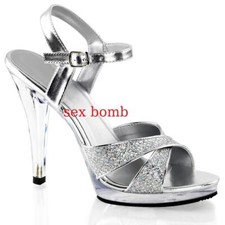 Sexy SANDALI GLITTER tacco