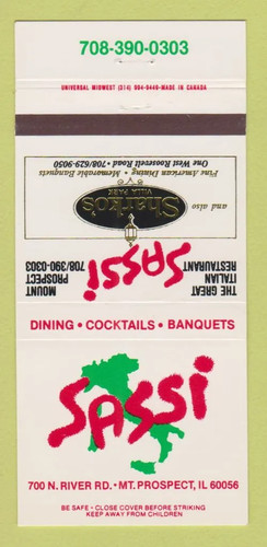 Copertina matchbook sassi - copertina,