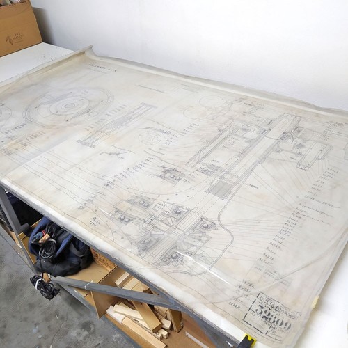 Disegno tecnico originale auto